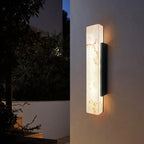 Cian | Marble-Effect Outdoor Wall Light