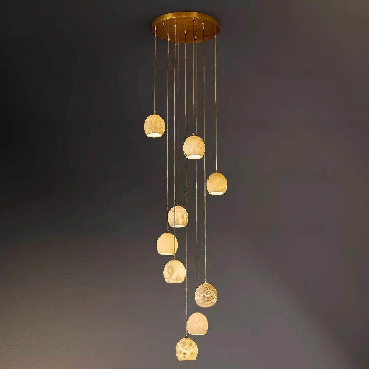 Ottavia | Marble Staircase Pendant Lamp