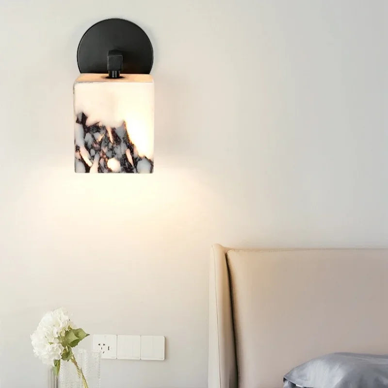 Kalliope | Marble LED Wall Lamp for Bedroom & Stairs