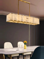 Ilaria | Rectangular Alabaster Chandelier
