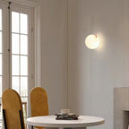 Rhea | Round Natural Marble Wall Lamp