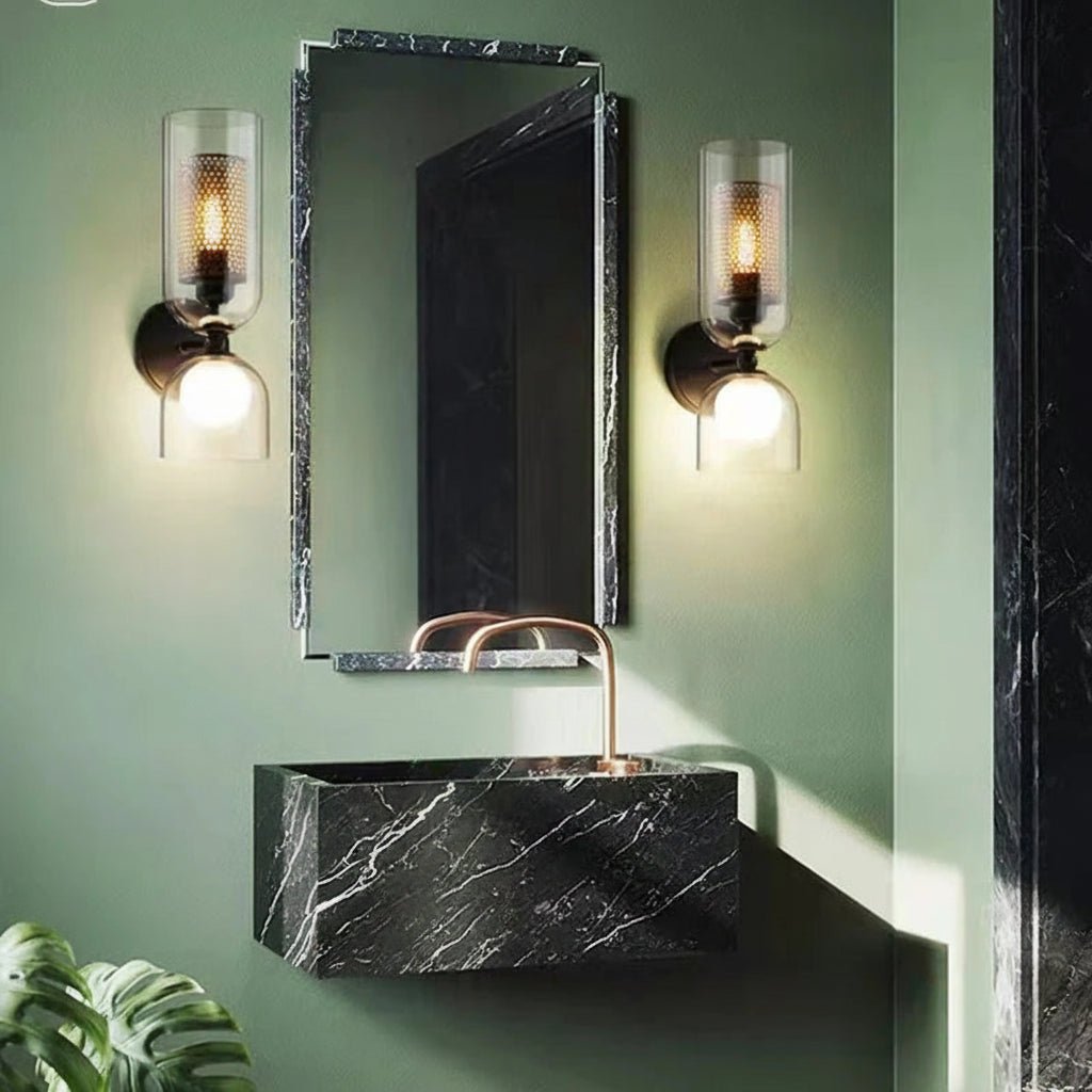Vitrea | Clear Glass Wall Sconce