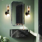Vitrea | Clear Glass Wall Sconce
