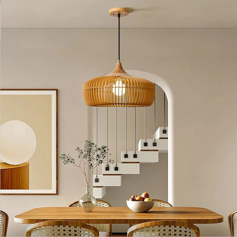Hortensia | Wood Pendant Light