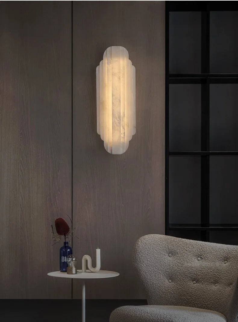 Theia | Alabaster Wall Lamp
