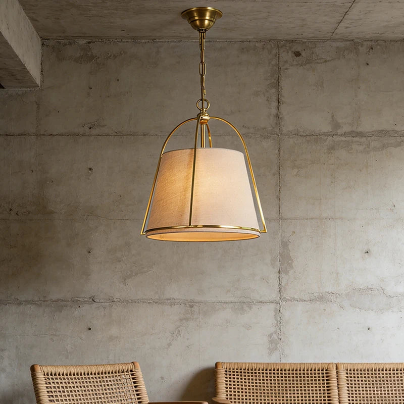 Flavia | Fabric Pendant Light