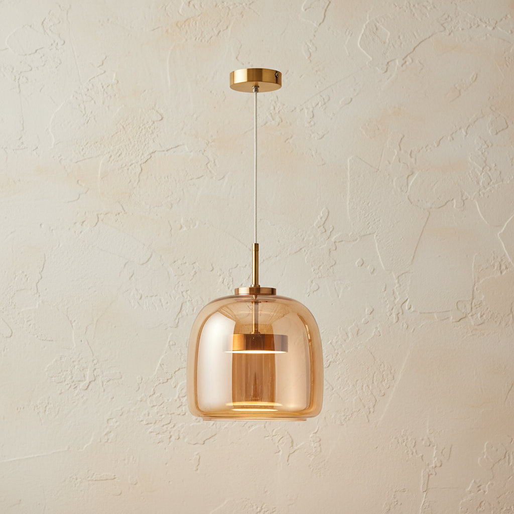 Vibia | Amber Glass Pendant