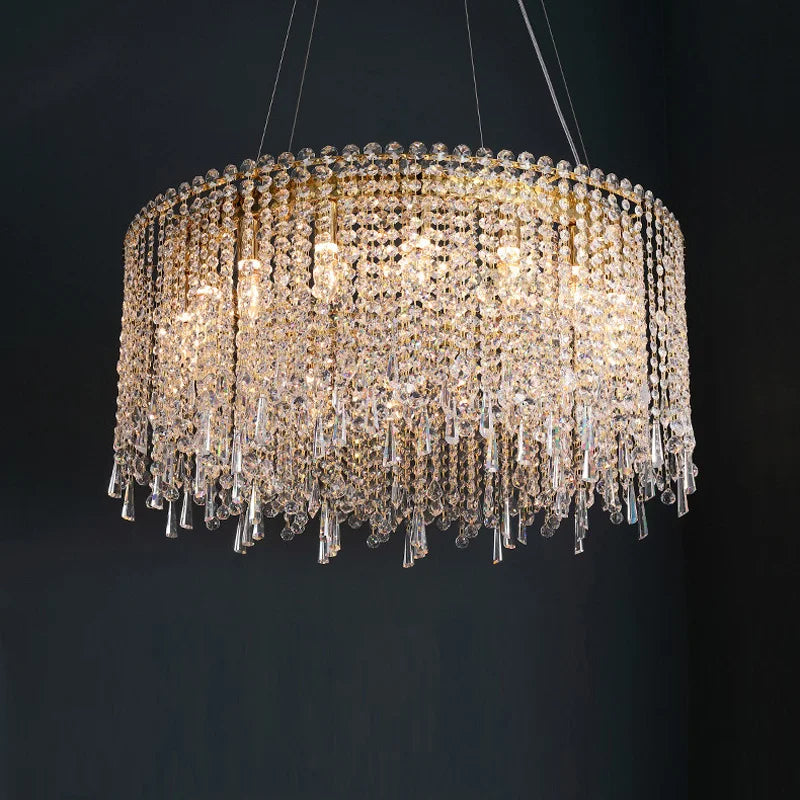 Sterling | Crystal Linear Chandelier