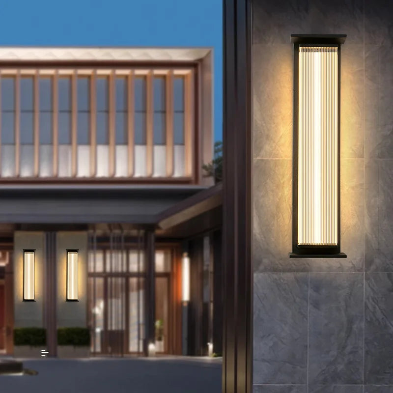 Henrique | Stainless Steel Linear Outdoor Wall Light